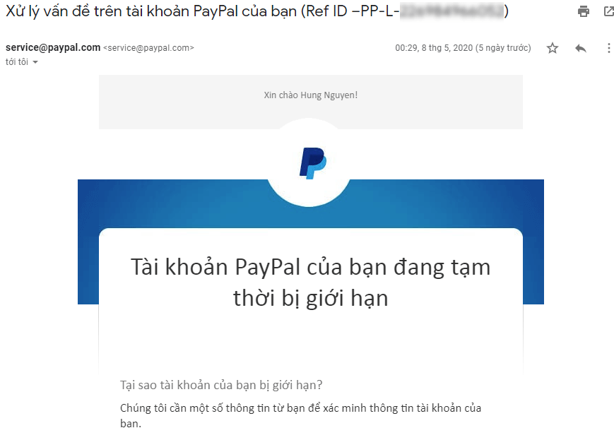 paypal limited